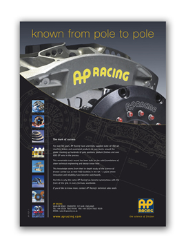 Advertising: CMA Motorsport Marketing, Racing Clutches and Brakes Campaign